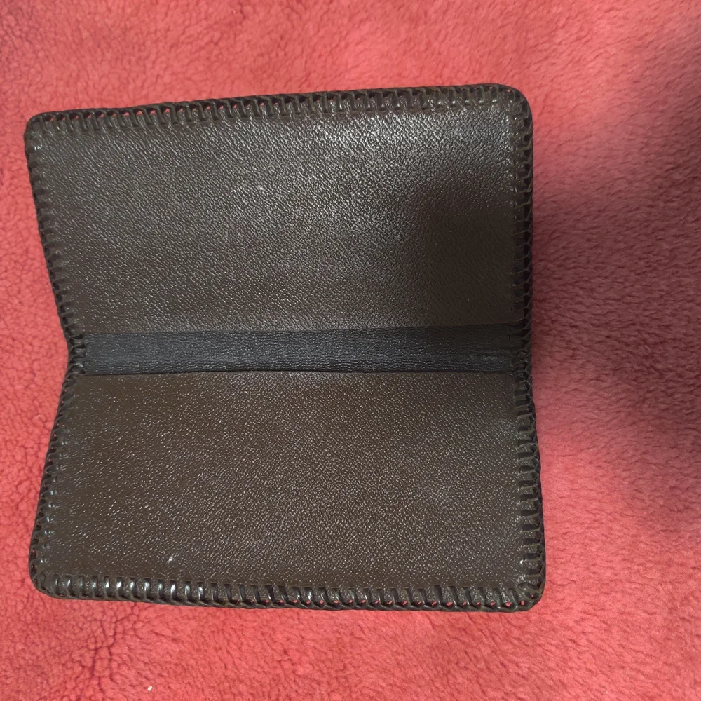 Brown Leather Embossed Wallet